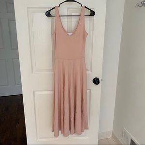 Leith blush midi dress